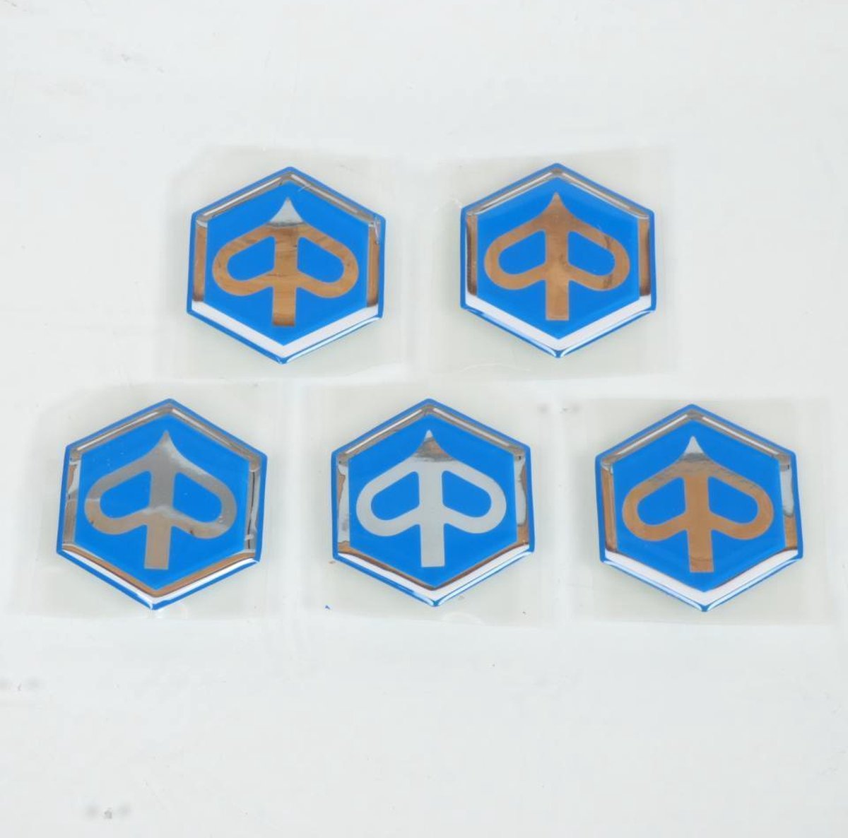 sticker embleem logo rms voor scooter piaggio 574771 / sticker / 32x37mm nieuw
