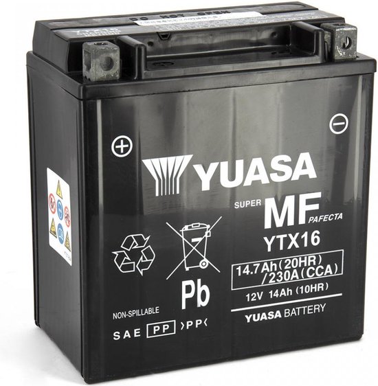 Yuasa YTZ8V Accu Onderhoudsvrij - NR1 Motor