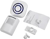 Bol.com Deurbel PIR-sensor oprit patrouille garage bewegingssensor draadloos alarm veilig systeem alarm deurbel met EU-stekker -... aanbieding