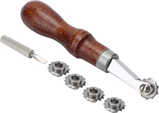 Holle perforator, Lederen perforator, 9 stuks/set Leathercraft