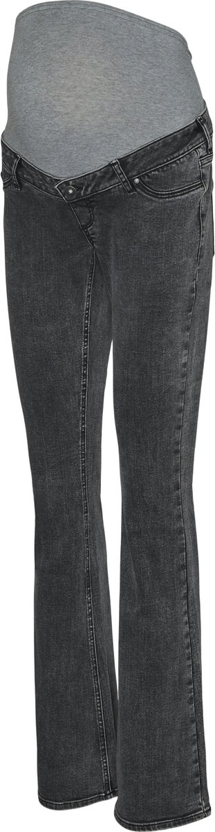 Mama Licious Uitlopende zwangerschapsjeans Regular fit Mid waist Bootcut Jeans