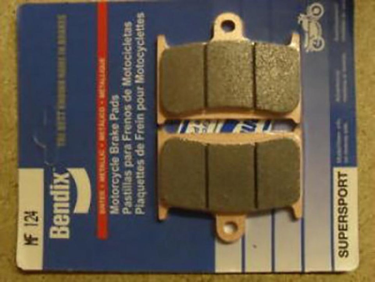 Bendix remblokje voor Suzuki 250 RG gamma 1988 MF124 Gloednieuw