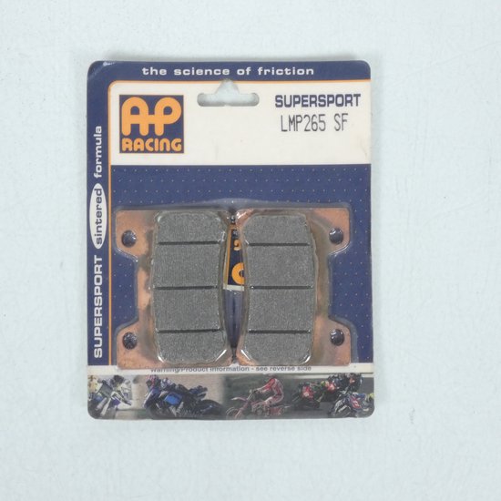 Plaquette de frein AV AP Racing pour moto Yamaha 600 FZR 1992 à 1993 ...