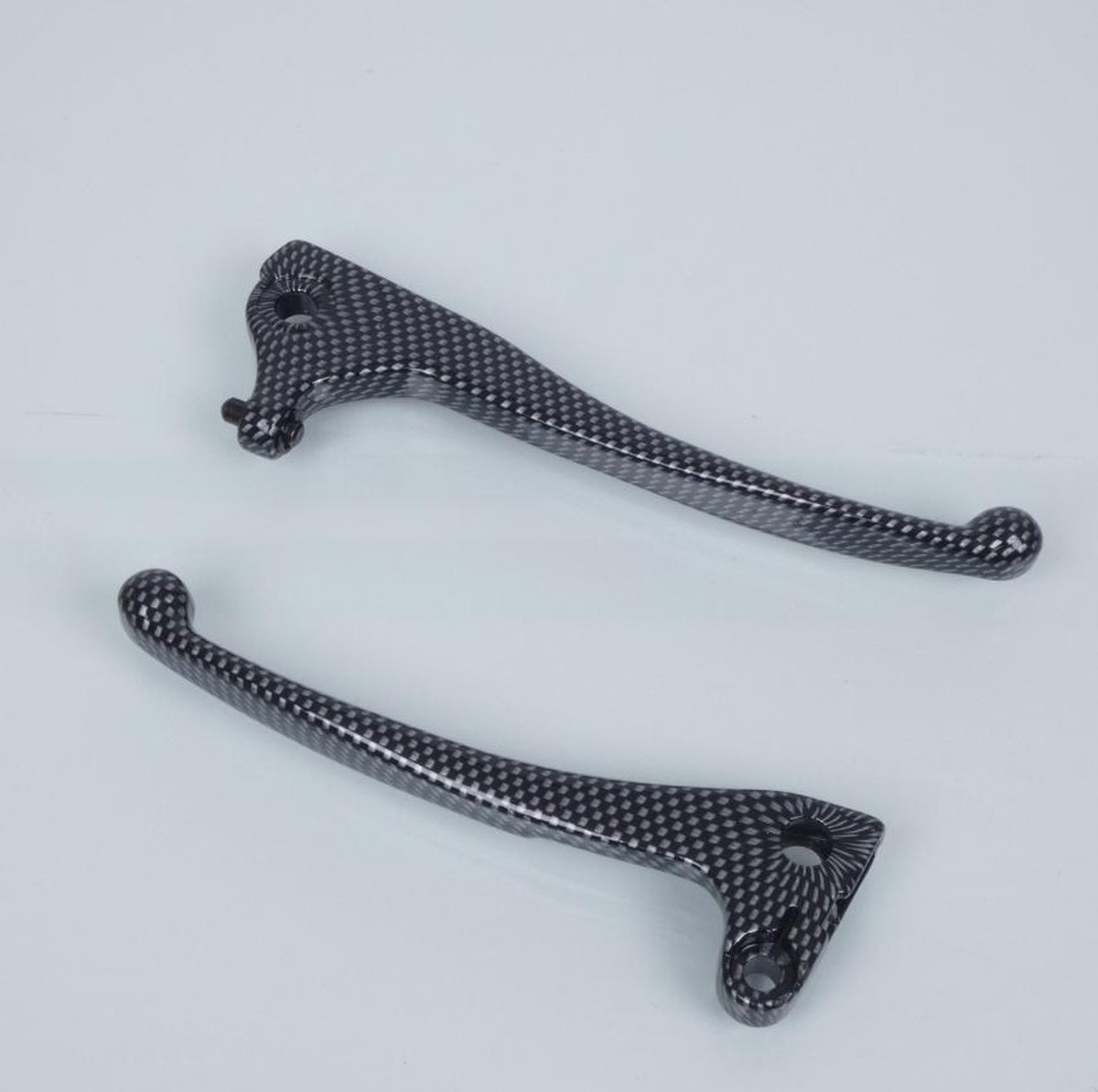 Paire de levier de frein TNT look carbone pour scooter Yamaha 50 Bw's Neuf