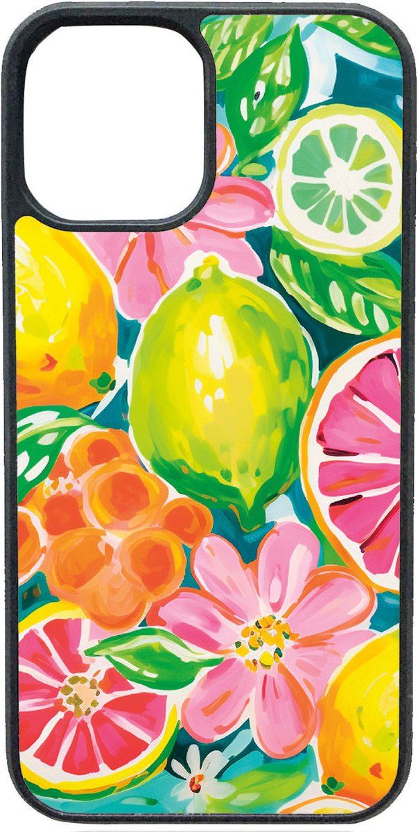Telefoonhoesje - WATERVERF FRUIT - Iphone 15 Plus