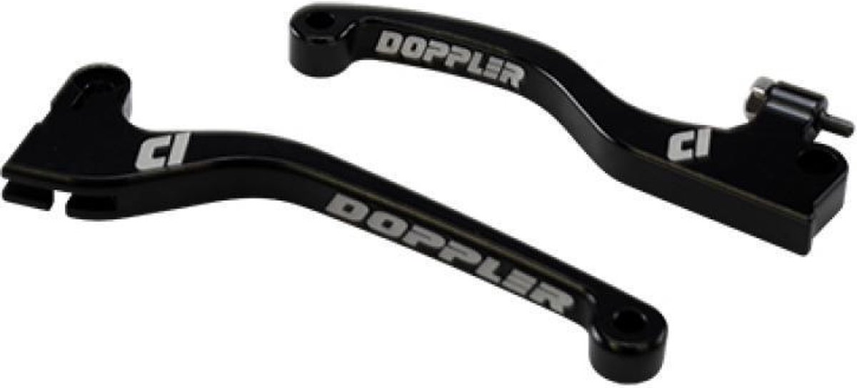 Paire de levier noir Doppler pour Moto Sherco 50 SE-R Après 2011 frein J.JUAN