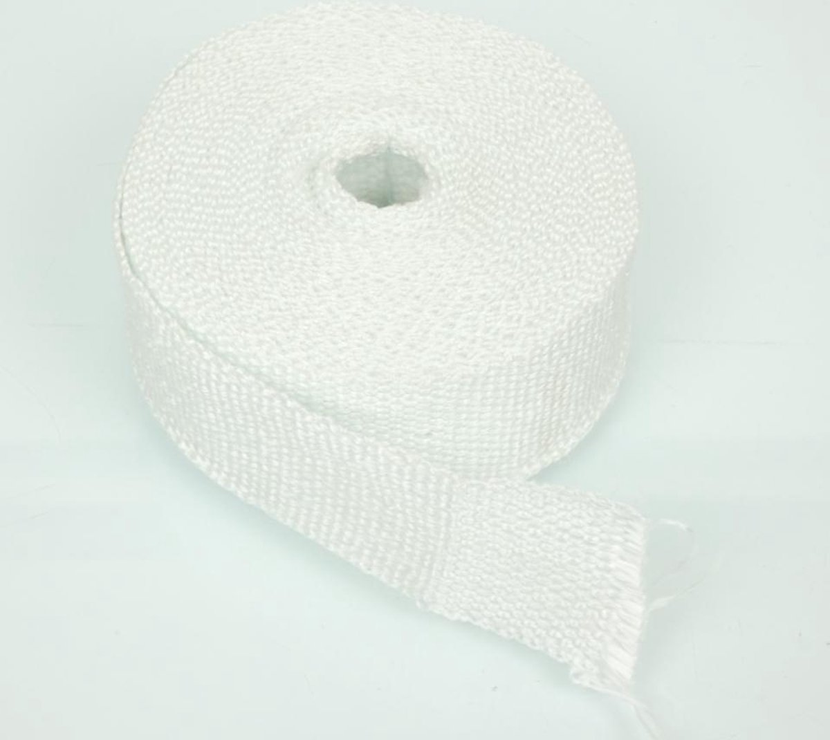 Bande thermique céramique 800°C Sifam pour moto 50mm x 1.5mm x 10 mètre blanc