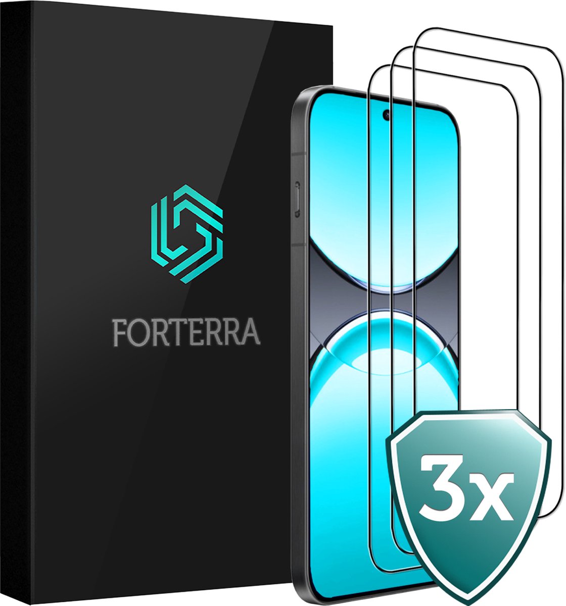 Screenprotector 3 Stuks - Geschikt voor OPPO Find X8 Pro - Full Cover - Beschermglas - Gehard Glas - Tempered Glass - Screen Protector