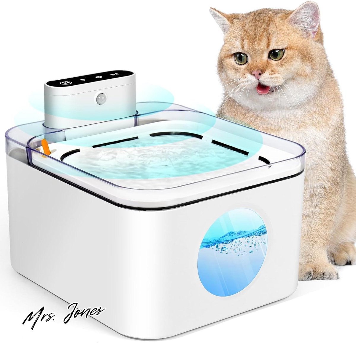 Mrs. Jones Draadloze kattenfontein 4 l kattenbad met bewegingssensor 5000 mAh oplaadbare waterfontein voor katten met accu automatische waterdispenser zeer stil – huisdierbenodigdheden – katfontein . Mrs. Jones Draadloze kattenfontein 4 l kattenbad met bewegingssensor 5000 mAh oplaadbare waterfontein voor katten met accu automatische waterdispenser zeer stil – huisdierbenodigdheden – katfontein .