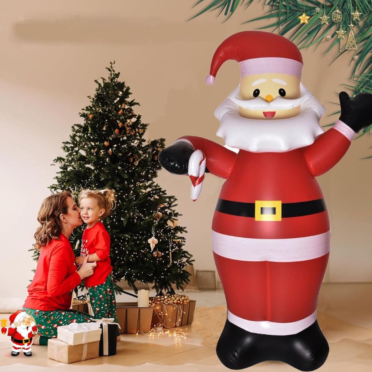 Opblaasbare Kerstman