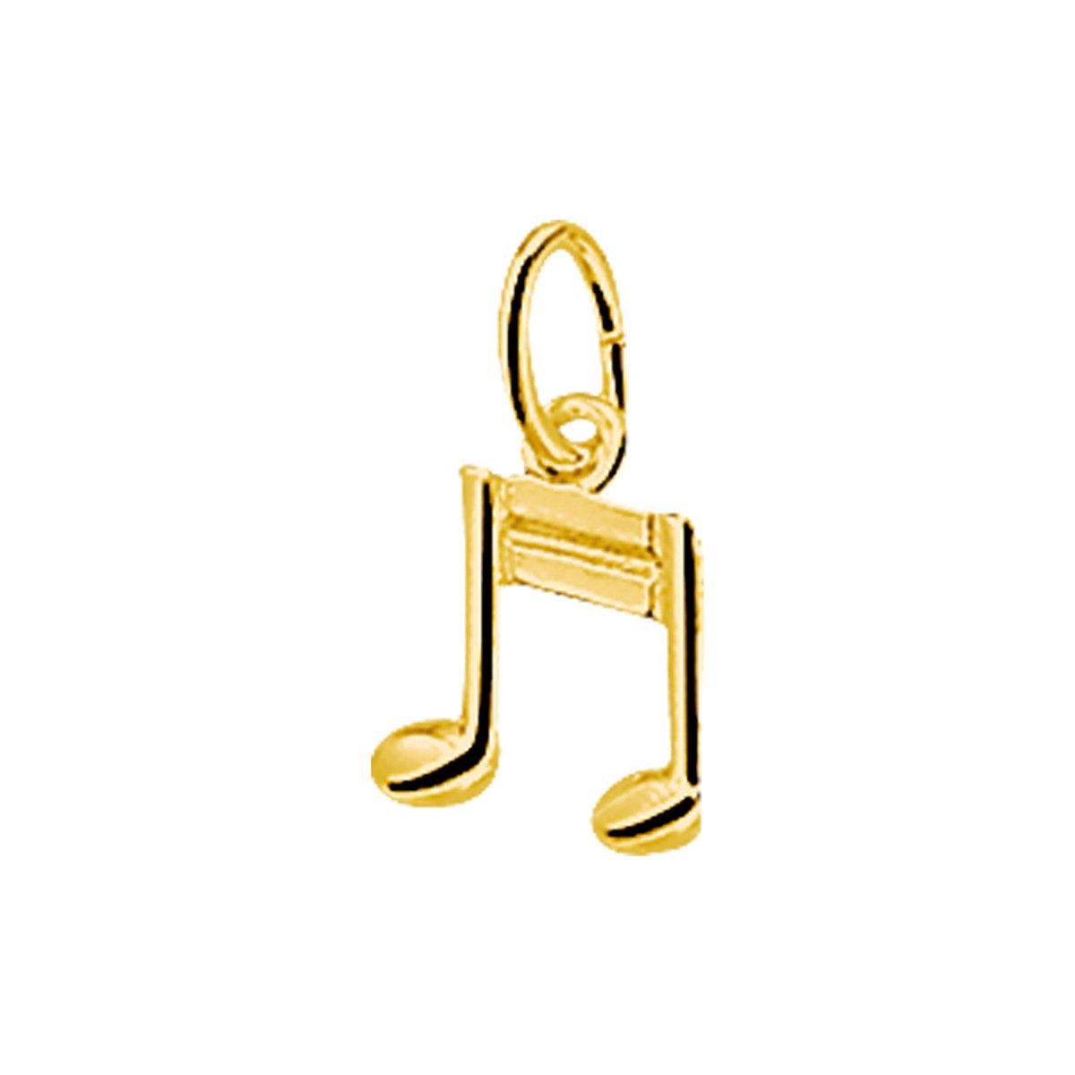14K geelgoud hanger muzieknoot 4002071
