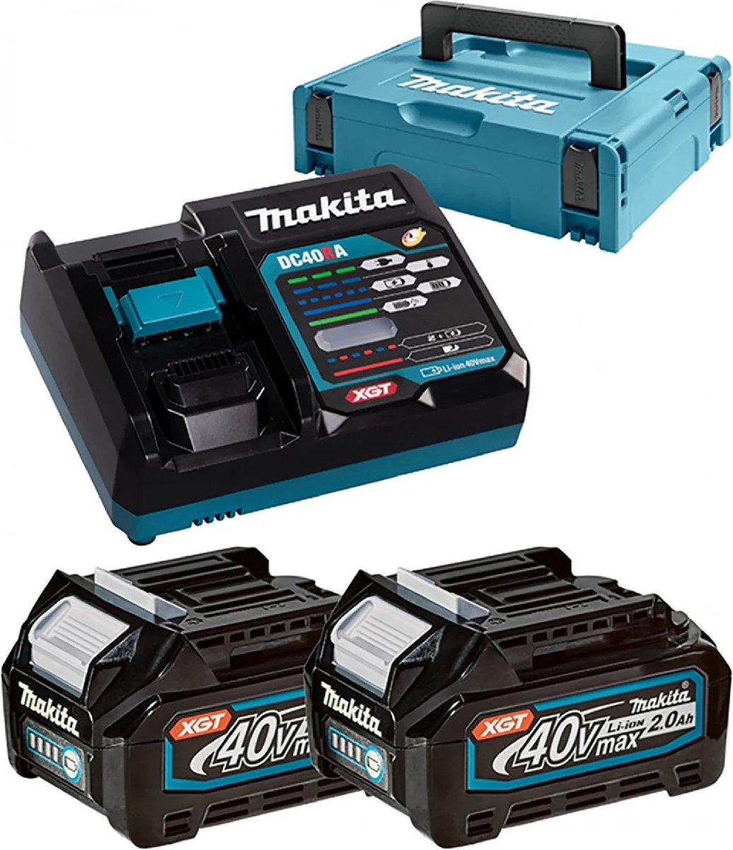 Makita - Accu Power Source Kit - 40V Li-Ion - 2 x 2.0 Ah