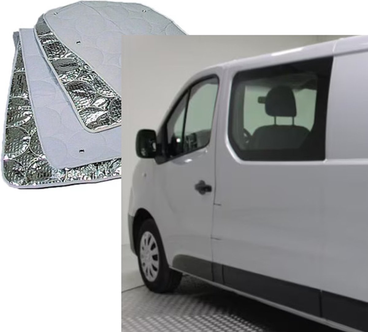 Raamisolatie Geschikt voor Renault Trafic, Vivaro, Talento, NV300 Raamisolatie raam links tegenover schuifdeur vanaf bj 2014