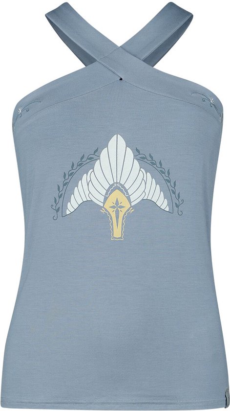 The Lord Of The Rings Gondor Dames Top - blauw - XL