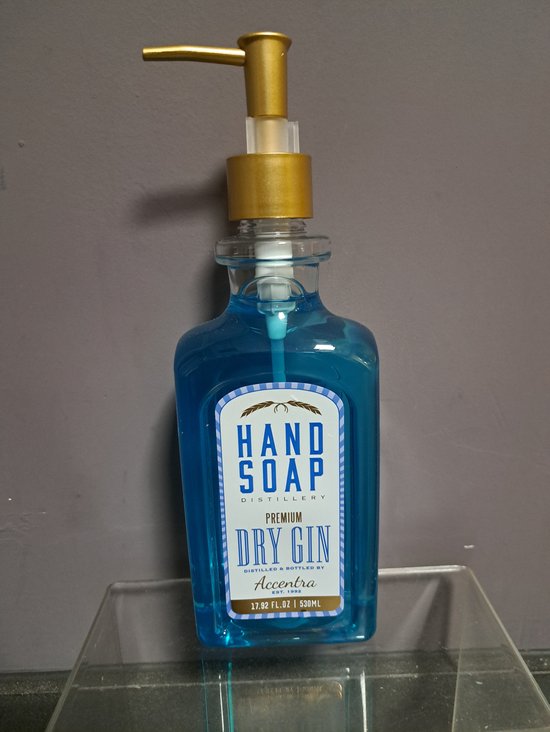 savon pour les mains dry gin - 530 ml - joli cadeau - drôle - hommes - Noël - anniversaire - fête des pères - pompe pratique