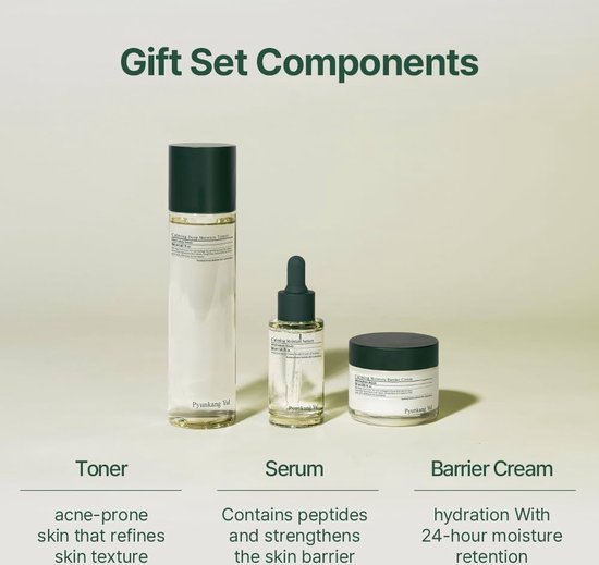Pyunkang Yul - Calming Line Gift Set - Korean Skincare - 3 Delig