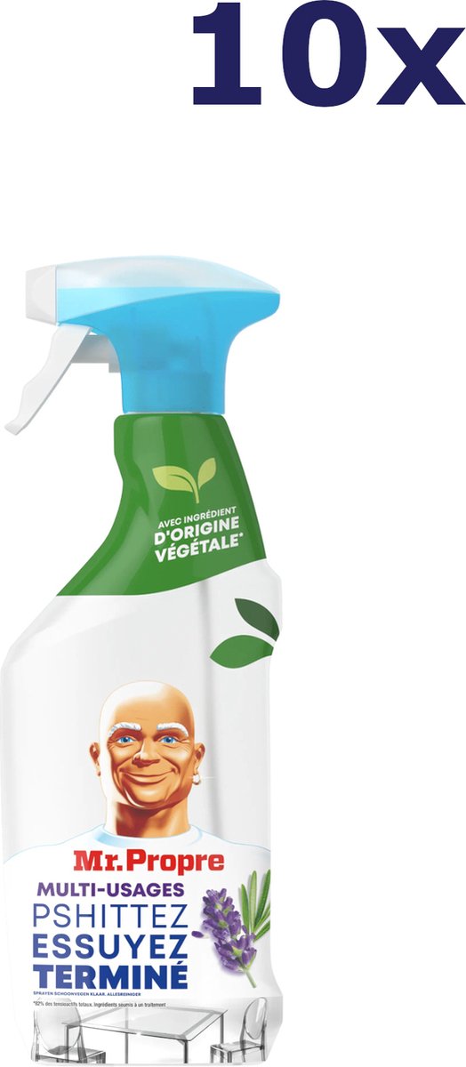 Mr. Propre Allesreiniger Lavendel & Rozemarijn 10 x 800 ml