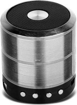 AnyPrice® Draagbare Bluetooth Speaker - Mini Bluetooth Speakers - Kinderen & Volwassen - Thuis en Buiten - Zilver