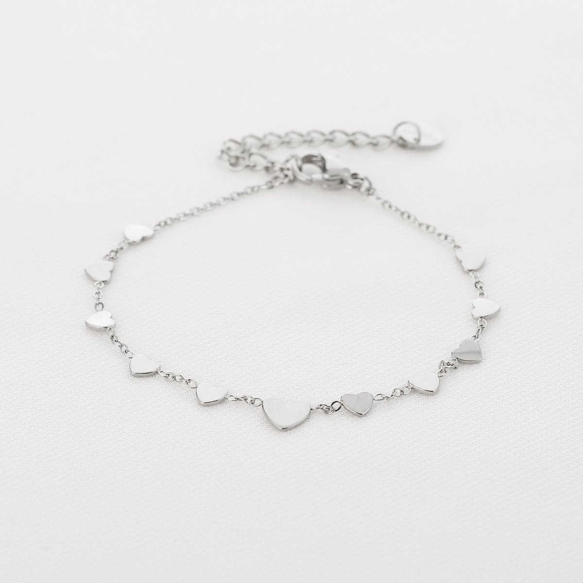 hartjes armband zilver JE15244