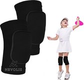 GUIANLOU Bescherming voor volleybal, 1 paar volleybal-onderarmmanchetten 1 paar volleybal-kniebandage met beschermende voering, kniebeschermers voor junior en volwassenen