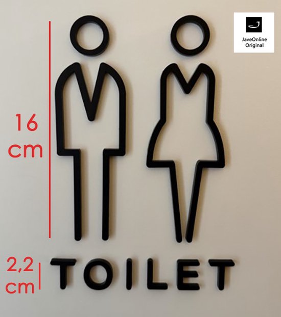 Toiletbordje aluminium, dames en herentoilet, wc bordje Toiletbordje aluminium, dames en herentoilet, wc bordje