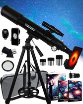 Bol.com ODESSEY Refractor Telescoop - 250 X Zoom - Sterrenkijker - Telescoop Kinderen & Volwassenen - Sterrenkijker voor Kindere... aanbieding