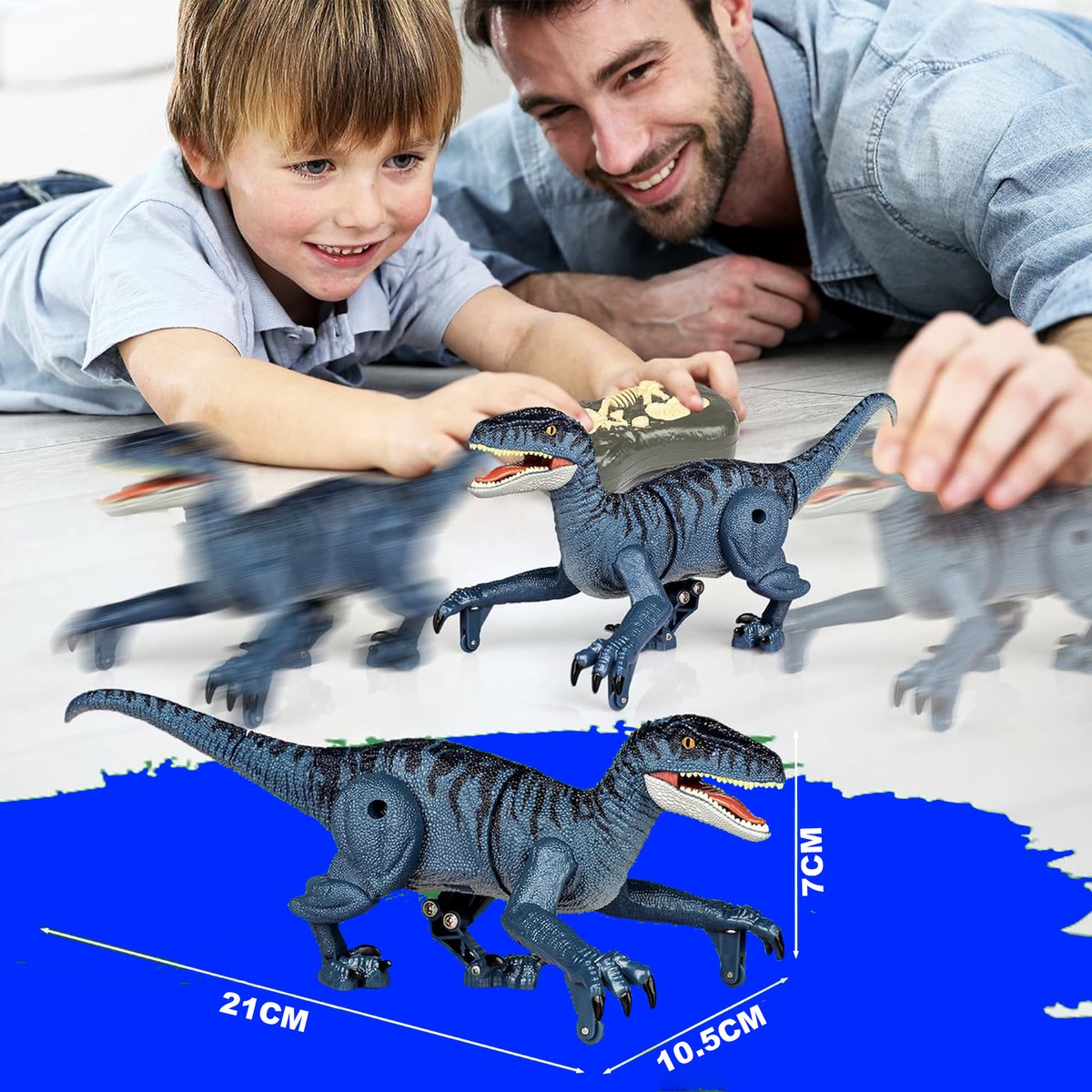 RC Dino - Dinosaurussen - Dinosaurus Speelgoed - RC Auto - Bestuurbare - Bestuurbaar — afbeelding 3