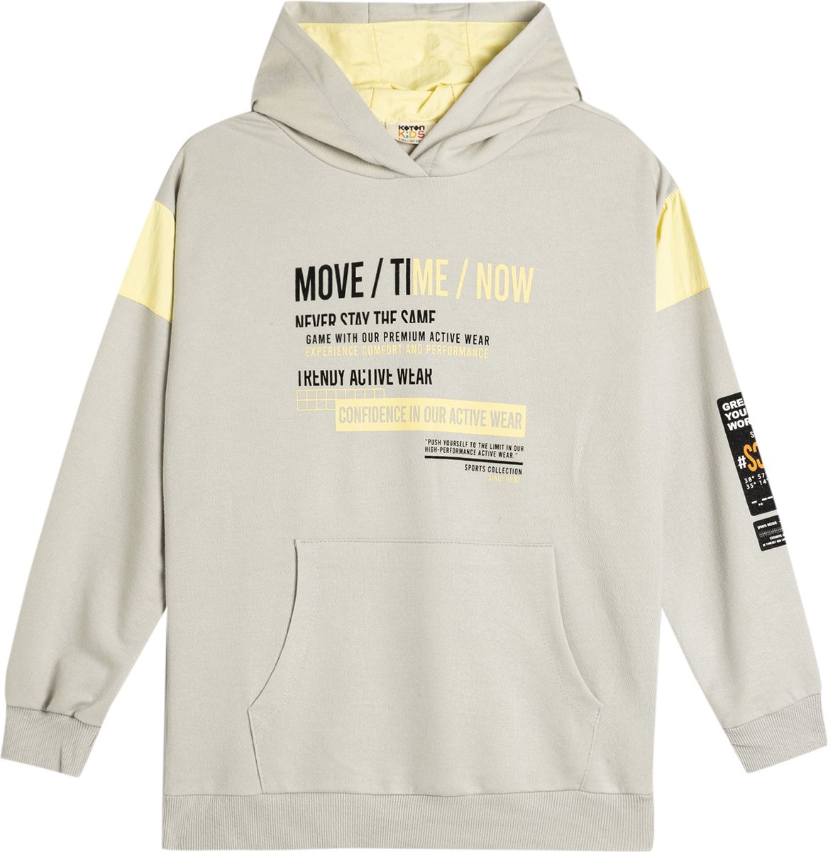 Capuchon kraag Met drukwerk Sweatshirt