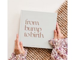 9-maandenboek | Maak herinneringen tastbaar | zwangerschapsboek | zwangerschap invulboek | beige | zwangerschap dagboek