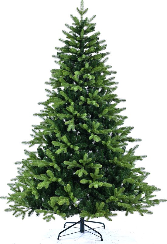 Kerstboom Excellent Trees® Hallvik 210 cm - PE+PVC uitvoering ⌀135cm - 210cm