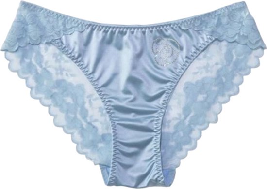 Luxe Satijnen vrouwen slip Kant Zijde Naadloos Erotisch