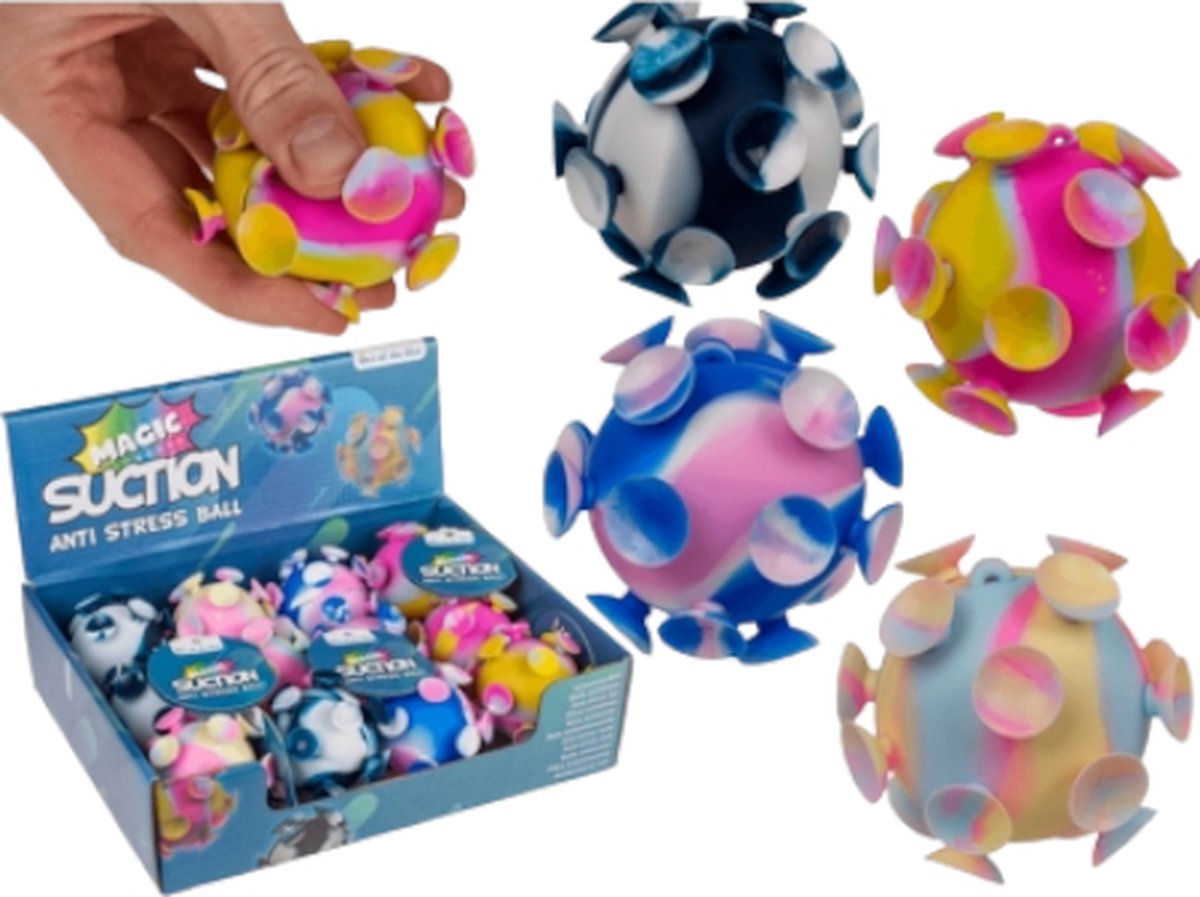 Squeeze Anti Stressbal Magic Suction