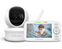 Numsy Babyfoon Parent Pro met Camera - Baby Monitor Camera - Babyphone