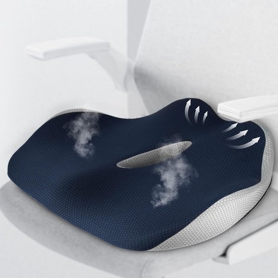 Drukverlagend Supercomfort Gel Zitkussen - Voor Auto-, Eetkamer-, Luie- Of Andere Stoel