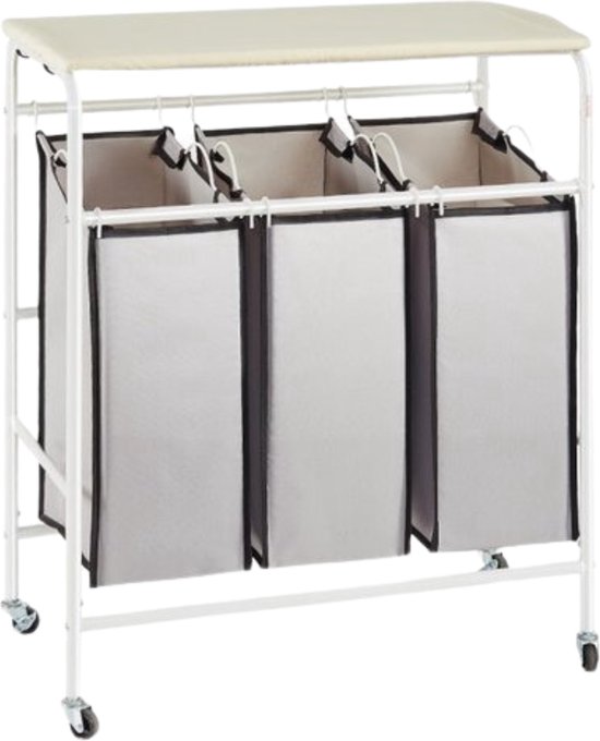 Brabantia stapelbare wasmand (met deksel) (35 liter) - wonenmetlef.nl