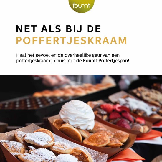 Ocina Poffertjespan Set 19 Poffertjes - Poffertjesmaker Inductie - Poffertjesplaat - Incl. Doseerfles - 6 Vorkjes en Hitte Bestendige Wanten - Gietijzeren Pan - Gratis receptenboek