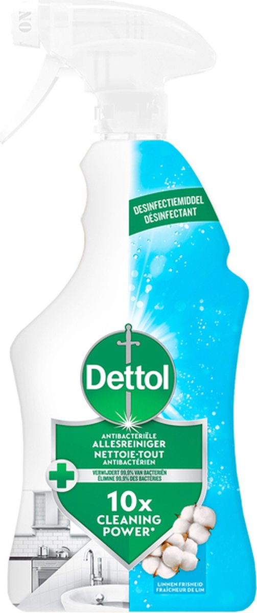 Desinfectiereiniger dettol katoenfris spray 750ml | 12 stuks
