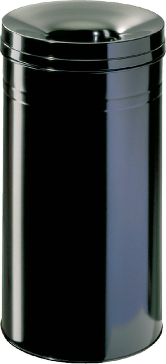 Goedkoopste Durable Safe vuilnisbak - 60 liter - Zwart - Brandveilig
