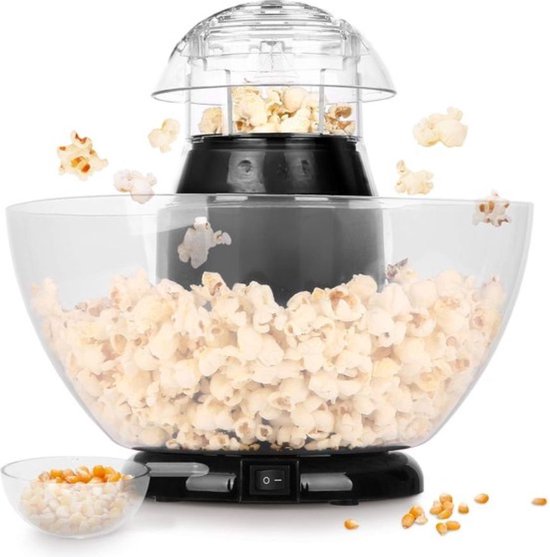 Macchina Per Popcorn Zephir ZHC492 - 1200W, Cottura Senza Grassi, Popcorn Pronti In Meno Di 5 Minuti