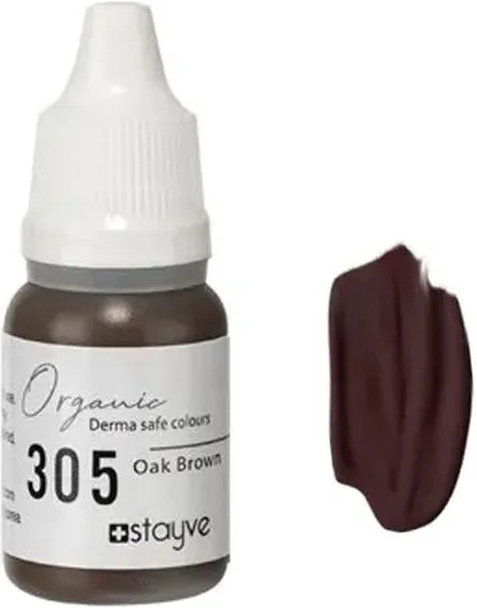 Stayve Organic 305 Eiken Bruin / PMU & Microblading Eiken Bruin 10 ml