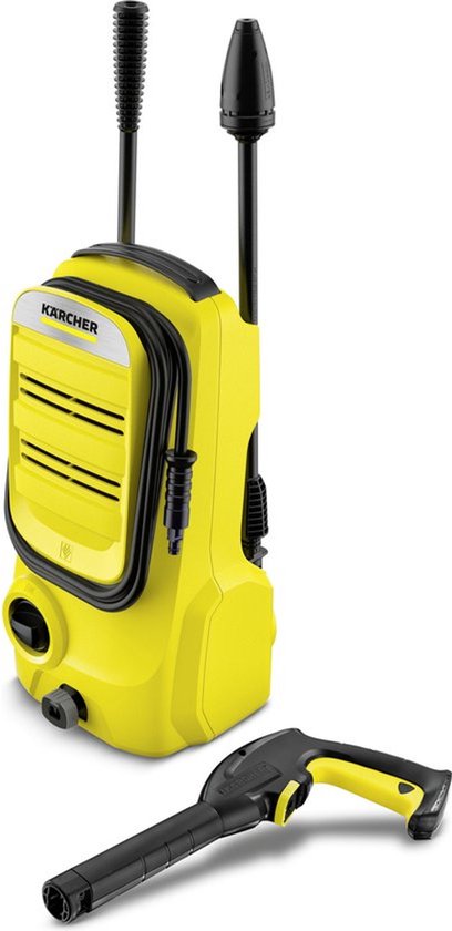 Kärcher K2 Compact Hogedrukreiniger 110 BAR 1400W 360 l/u Compact Geel Zwart kunststof
