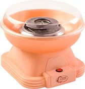 Bestron Suikerspinmachine, Retro Cotton Candy maker voor thuis, suikerspin machine met 10 stokjes & maatlepel, ideaal voor kinderfeestjes & plezier thuis, Sweet Dreams Collectie, kleur: Oranje