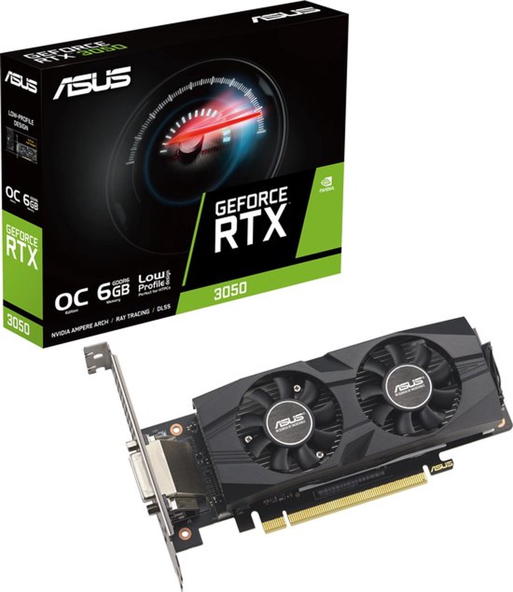 VGA ASUS GeForce RTX 3050 RTX3050-O6G-LP-BRK