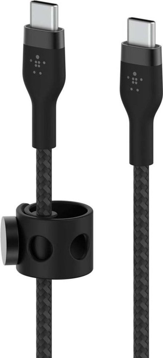 Belkin BOOST↑CHARGE Pro Flex - USB-C naar USB-C Kabel - 3 Meter - 60W - Zwart