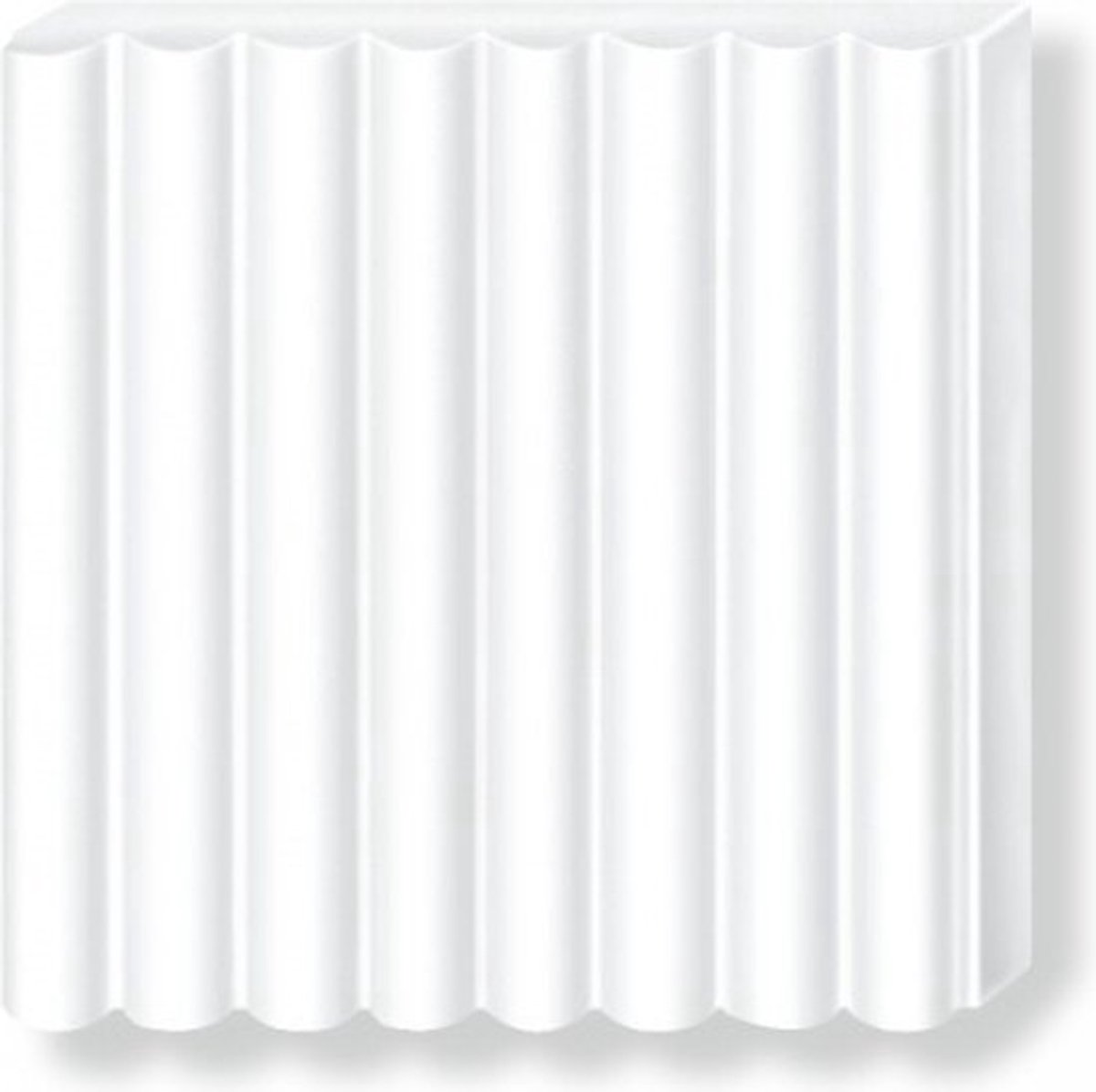 FIMO effect - ovenhardende boetseerklei standaard blokje 57 g - transparant wit — afbeelding 8