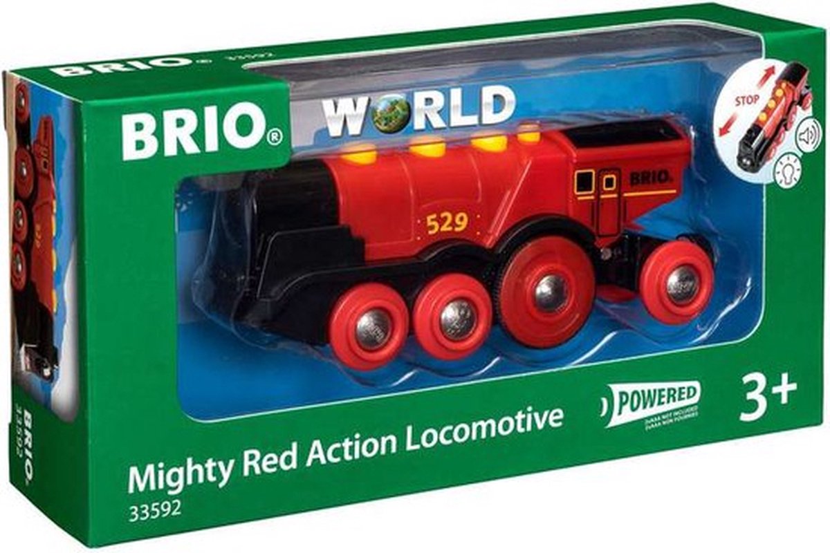 BRIO Rode locomotief op batterijen - 33592 — afbeelding 16