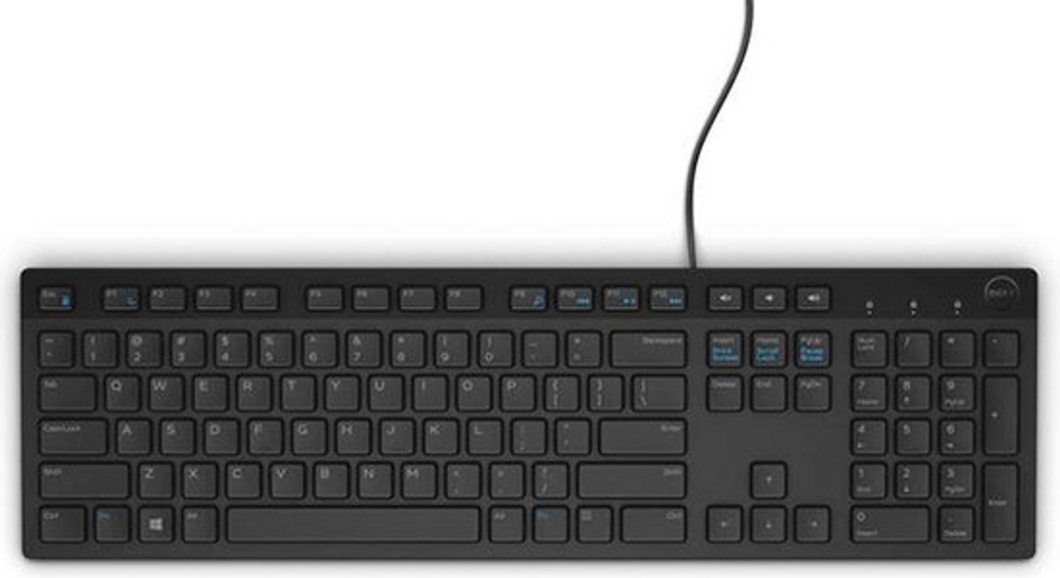 DELL KB216 toetsenbord USB QWERTY Italiaans Zwart