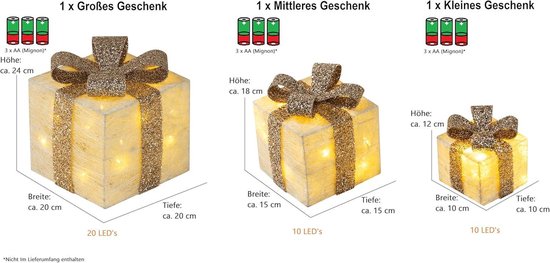 Bambelaa! LED Dekolicht Bambelaa! Türkranz Weihnachten Beleuchtet LED 30cm Aussen Innen Tuerdeko S034z064