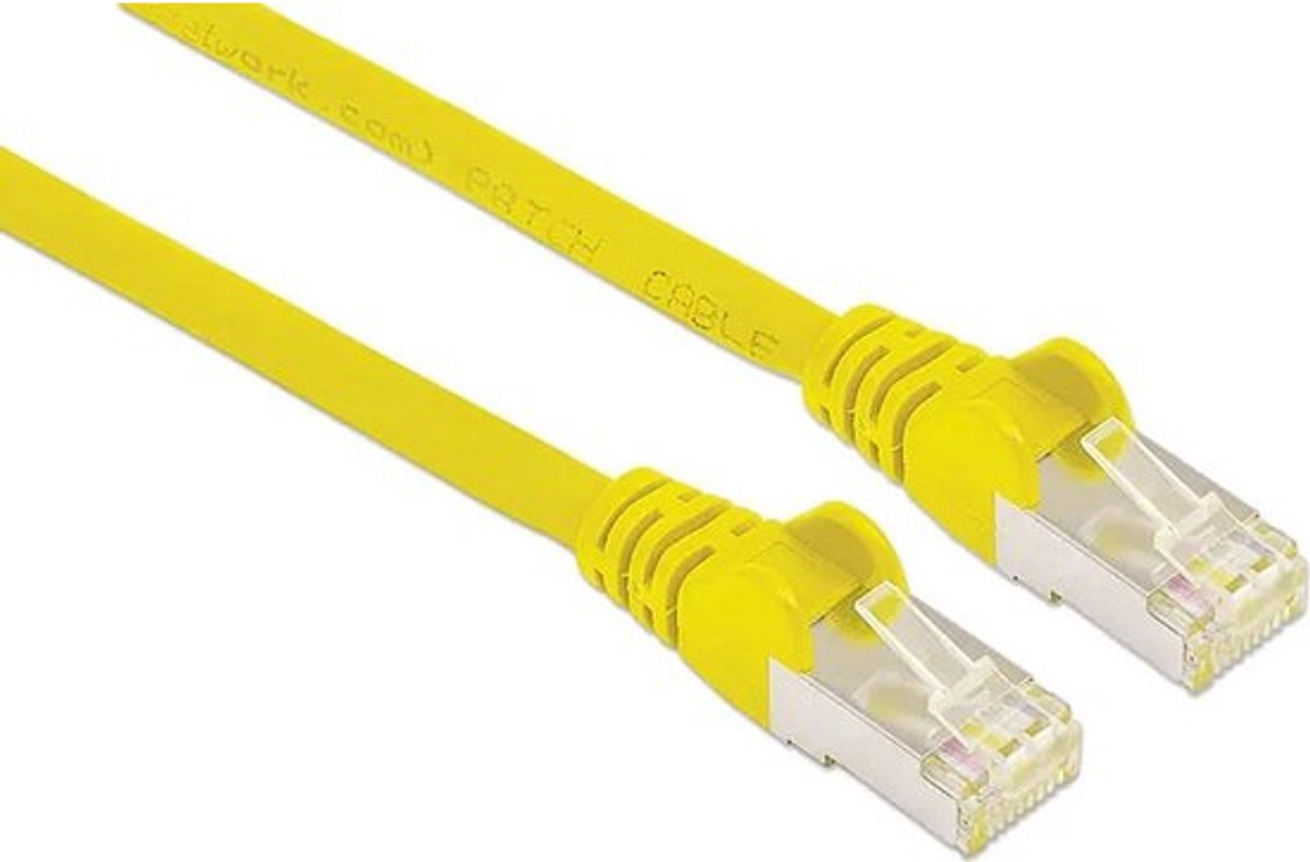 Intellinet Cat6A, SFTP, 20m netwerkkabel S/FTP (S-STP) Geel