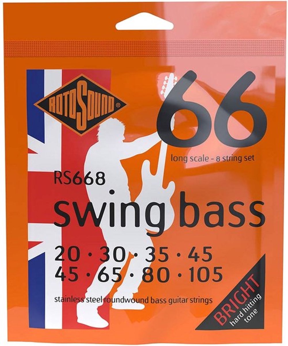 Rotosound RS668 Swing Bass 66 snarenset basgitaar